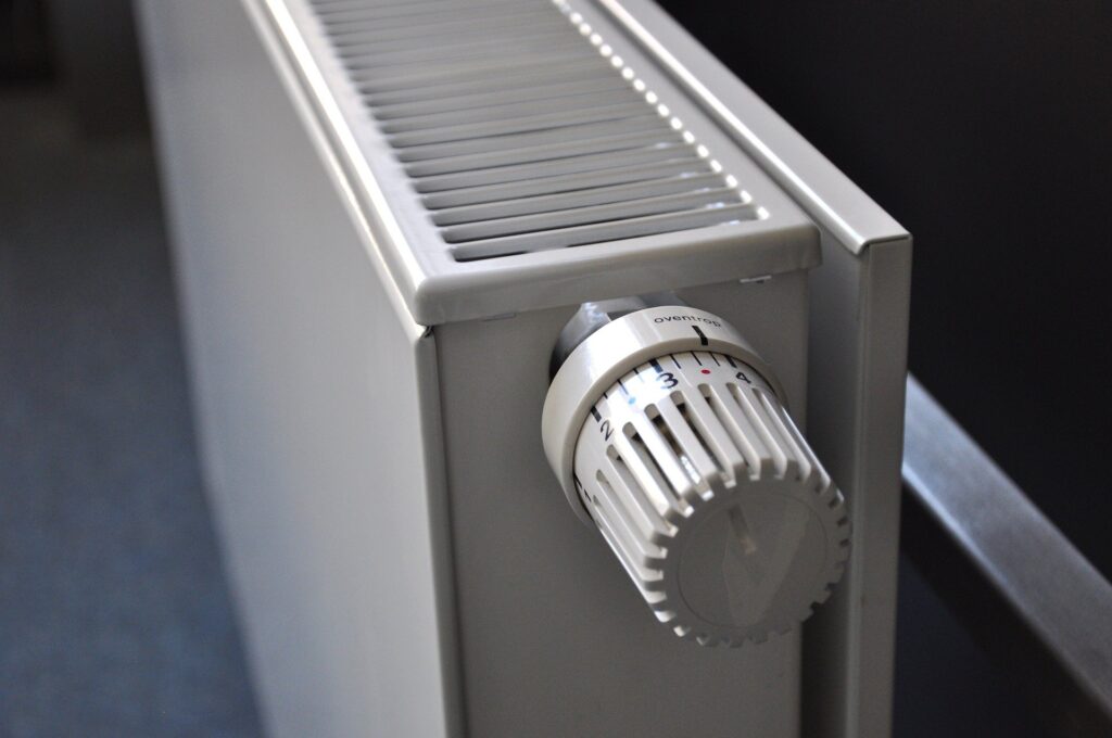 Foto eines Heizungsradiators